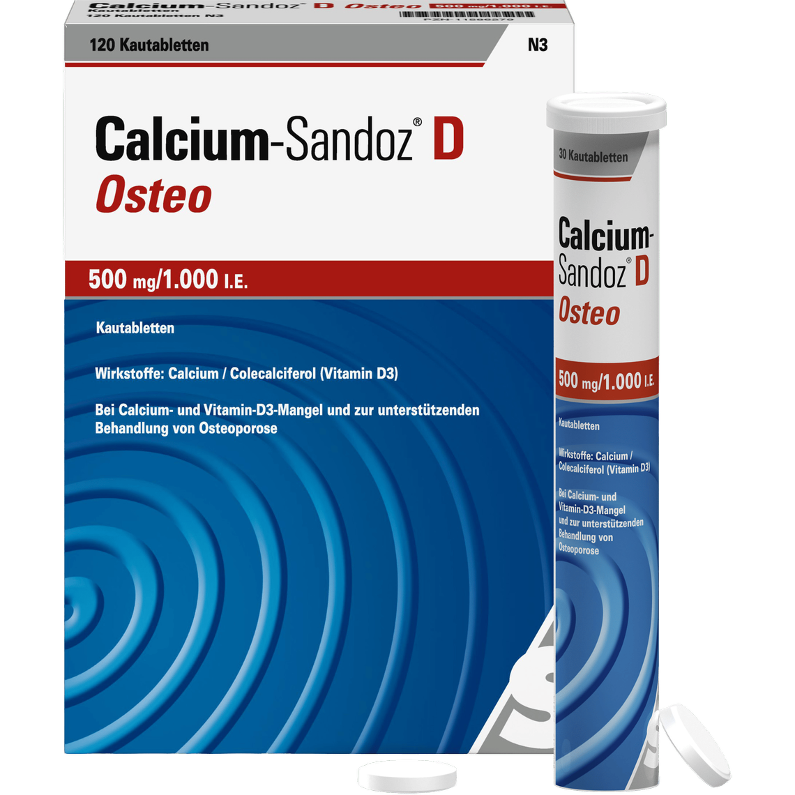 <span class="text-nowrap">Calcium-Sandoz<sup>&reg;</sup></span> D Osteo 500&nbsp;mg/ 1000&nbsp;I.E. Kautabletten